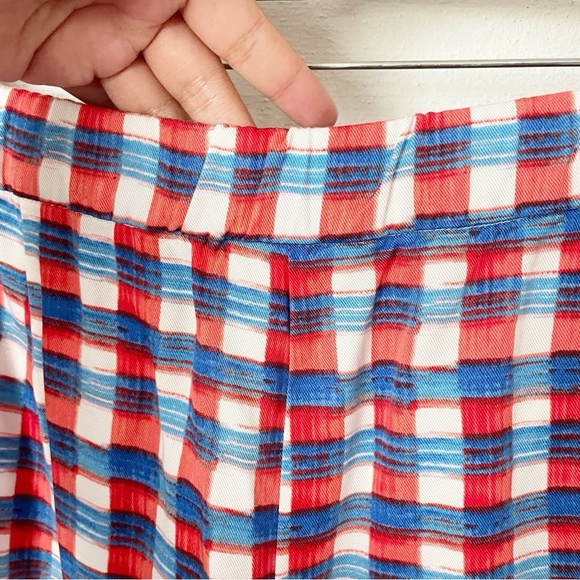 NWT Anthropologie Maeve Escape Printed High Rise Wide Leg Pants Size 14 - Picture 14 of 16